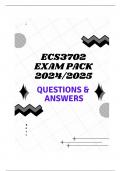 ECS3702 EXAM PACK 2024/2025 (QUESTIONS & ANSWERS)