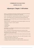 Adjusterpro: Chapter 1 All Sections