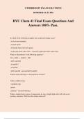 BYU Chem 41 Final Exam Questions And Answers 100% Pass.