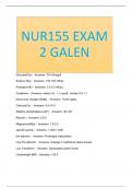 NUR155 EXAM 2 GALEN