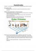 IEB matric life sciences Hominid studies notes