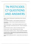 TN PESTICIDES C7 QUESTIONS AND ANSWERS