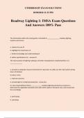 Roadway Lighting 1: IMSA Exam Questions And Answers 100% Pass