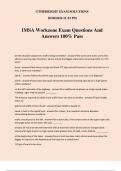 IMSA Workzone Exam Questions And Answers 100% Pass