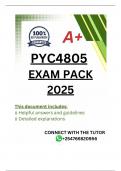 PYC4805 EXAM PACK 2025