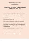 GRMN 2301 CU Boulder Exam 1 Questions And Answers 100% Pass.