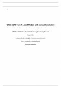 WGU D219 Task 1 Latest Update with complete solution