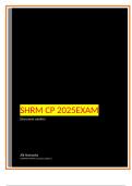 SHRM CP 2025EXAM