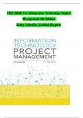 Test Bank For Information Technology Project Management, 9th Edition, Kathy Schwalbe.