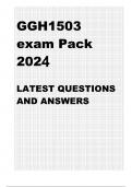 GGH1503 Exam pack 2024(Questions and answers)