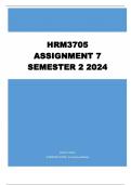 HRM3705 ASSIGNMENT 7 SEMESTER 2 2024