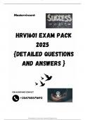 HRV1601 EXAM PACK 2025  {DETAILED QUESTIONS AND ANSWERS }