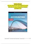 Solution Manual for Intermediate Accounting 18th Edition, by Donald E. Kieso, Jerry J. Weygandt and Terry D. Warfield .Chapter 1- 23 | Complete Guide A+