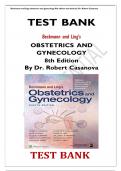 Test Bank for Beckmann and Lings Obstetrics and Gynecology 8th Edition by Dr. Robert Casanova ISBN No; 978 1496353092,All 50 Chapters Fully Covered (NEWEST 2024)