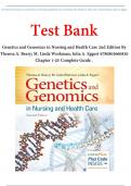 Test Bank For Genetics and Genomics in Nursing and Health Care 2nd Edition By Theresa A. Beery; M. Linda Workman; Julia A. Eggert 9780803660830 | BEST STUDY GUIDE