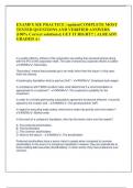 EXAMFX SIE PRACTICE | update|COMPLETE MOST TESTED QUESTIONS AND VERIFIED ANSWERS (100% Correct solutions)| GET IT RIGHT!! | ALREADY GRADED A+ In a public offering, officers of the corporation are selling their personal shares along with the IPO of the cor