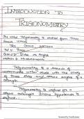 Class notes mathematics