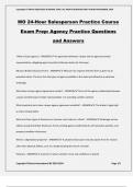 MO 24-Hour Salesperson Practice Course Exam Prep: Agency Practice Questions and Answers