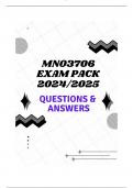 MNO3706 EXAM PACK 2024/2025 (QUESTIONS & ANSWERS)