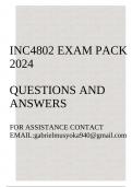 INC4802 Exam pack 2024(Questions and answers)