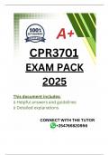 CPR3701 EXAM PACK 2025