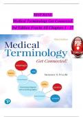 Test Bank for Medical Terminology: Get Connected! 3rd Edition by Suzanne Frucht