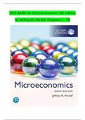 TEST BANK For Microeconomics, 9th Edition by Jeffrey M. Perloff, Verified Chapters 1 - 20, Complete Newest Version