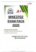 MNE3702 EXAM PACK 2025