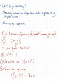 GCSE Maths Factorising Linear/Quadratic Equations