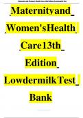 Maternity & Women’s Health Caree, 13th Edition Updated with all Chapters