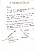 Class notes TRIGONOMETRY FORMULAS 