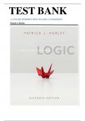 TEST BANK A CONCISE INTRODUCTION TO LOGIC 11TH EDITION Patrick J. Hurley