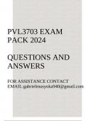 PVL3703 Exam pack 2024(Questions and answers)