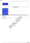 AQA-7687-2-POLISH FINAL MARK SCHEME PAPER 2:Writing-A LEVEL-Jun24-v1.0