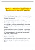 AMMO 45 EXAM, AMMO 45 Combined 2 Questions And Answers 100% Verified.