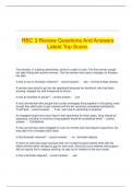   RBC 3 Review Questions And Answers Latest Top Score.