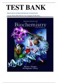 TEST BANK PRINCIPLES OF BIOCHEMISTRY 5TH EDITION Laurence Moran, Robert Horton, Gray Scrimgeour & Marc Perry