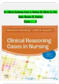 TEST BANK For Clinical Reasoning Cases in Nursing 8th Edition, 2024 by Mariann M. Harding, Verified Chapters 1 - 15, Complete Newest Version