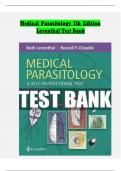 Test Bank For Medical Parasitology 7th Edition Leventhal (All Chapters, 100% Original Verified, A+ Grade)