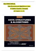 Solution Manual For Data Structures and Algorithms in Java, 6th Edition by Goodrich, Tamassia & Goldwasser, All 1-15 Chapters Covered ,Latest Edition, ISBN:9781118771334,