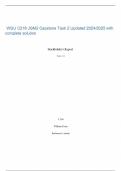  WGU C216 JGM2 Capstone Task 2 Updated 2024/2025 with complete solution