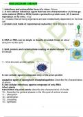 BIOS 242 Fundamentals of Microbiology with Lab Midterm Exam 1 (2022/2023) Answered Retake all correct answers.