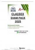 cla1503 EXAM PACK 2025