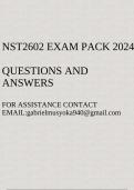 NST2602 Exam pack 2024(Questions and answers)