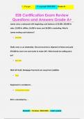 ESB Certification Exam Review Questions and Answers Grade A+