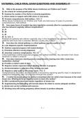 MATERNAL CHILD FINAL EXAM QUESTIONS AND ANSWERS -7