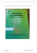 Uitgebreide samenvatting PB3002 Klinische psychologie 1a OU Theoretische benaderingen en persoonlijkheid met oefenvragen