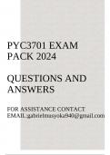 PYC3701 Exam pack 2024(Social Psychology)