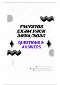 TMN3705 EXAM PACK 2024/2025 (QUESTIONS & ANSWERS)