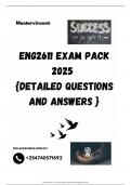 ENG2611 EXAM PACK 2025  {DETAILED QUESTIONS AND ANSWERS }